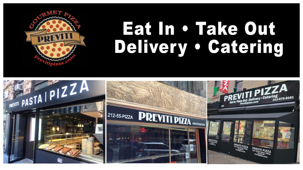 Previti PIzza locations. Gourmet pizza to eat in, take out, delivery and catering